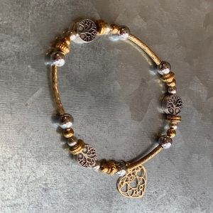 Handmade Gold Plated Bracelet Bead Charm Bracelet